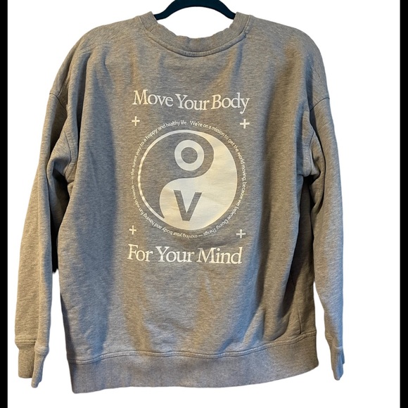 Outdoor Voices Sweaters - Outdoor Voices sweatshirt, grey, size medium